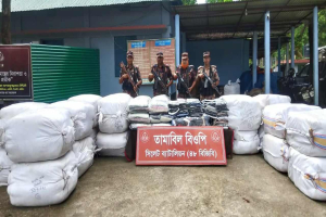 সিলেটে দুই কোটি টাকার চো*রাই পণ্য জ*ব্দ