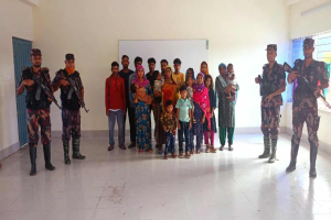 ছাতকে সী মা ন্ত দিয়ে ২০ জনকে পু শ ই ন করলো বি এস এফ
