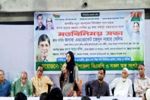 জৈন্তাপুরে এডভোকেট জেবুন নাহার সেলিমের মতবিনিময় সভা