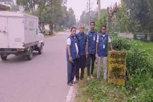 শ্রীমঙ্গলে নিসচার উদ্যোগে মাইলফলক পরিষ্কার