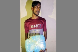বড়লেখায় গাঁ'জাসহ যুবক গ্রে'প্তার