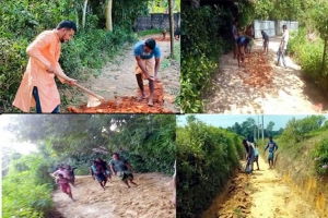 কুলাউড়ায় ব্যক্তি উদ্যোগে দুই কিলোমিটার কাঁচা রাস্তা সংস্কার কুলাউড়ায় ব্যক্তি উদ্যোগে দুই কিলোমিটার কাঁচা রাস্তা সংস্কার