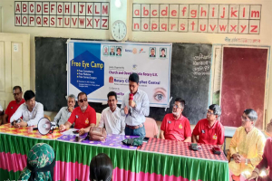 গোয়াইনঘাটে রোটারী ক্লাব অব সিলেট সেন্ট্রালের উদ্যোগে ফ্রি চক্ষু চিকিৎসা ক্যাম্প অনুষ্ঠিত