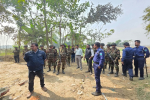 নবীগঞ্জে কারখানা গ্রামে সরকারি জমি উদ্ধার