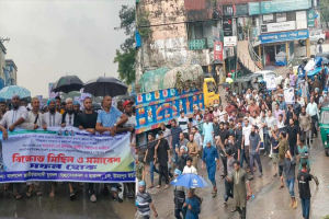 ওসমানীনগরে যুবদল,স্বেচ্ছাসেবকদল,ছাত্রদলের বিক্ষোভ মিছিল,সভা