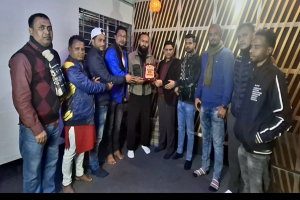 গোলাপগঞ্জে তামান্না ফাউন্ডেশনের প্রতিষ্ঠাতাকে সম্মাননা প্রদান