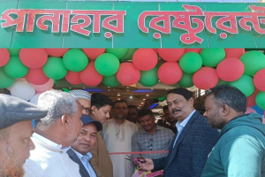 ছাতকে পানাহার রেস্টুরেন্টের উদ্বোধন করলেন কলিম উদ্দিন আহমেদ মিলন