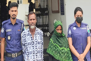 কানাইঘাটে নুরুল হ ত্যা কা ন্ডে র প্রধান আ'সা'মি বাবুল ও তার স্ত্রী গ্রে ফ তা র