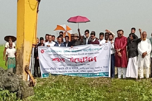 সীতারামী খাল পুনঃখনন কাজের উদ্বোধন করলেন এম এ মালিক