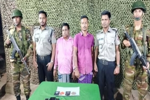 জৈন্তাপুরে সেনাবাহিনীর অ ভি যা নে ই য়া বা সহ আ টক ২