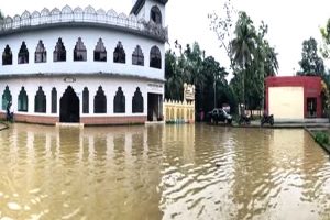 ওসমানীনগরে হু হু বাড়ছে পানি, ভ য়া ব হ বন্যার আ শ ঙ্কা