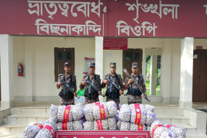 সিলেটে চলতি মাসে ৪১ কোটি টাকার চো*রাই পণ্য জ*ব্দ