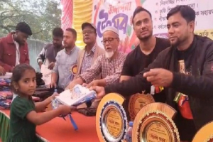 জগন্নাথপুরের সন্তান বৃটিশ-বাংলাদেশী এভারেস্ট জয়ী আকিকে সংবর্ধনা