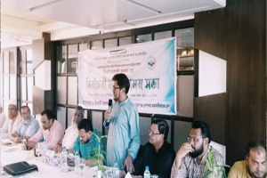ভোলাগঞ্জ চুনাপাথর আমদানিকারক গ্রুপের সাথে সিলেট ব্যাবসায়ী ফোরামের মতবিনিময় সভা
