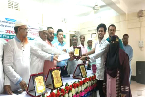 জৈন্তাপুরে কৃতি শিক্ষার্থী ও অভিভাবকদের সংবর্ধনা অনুষ্ঠান