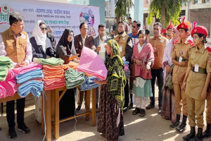 শহীদ বুদ্ধিজীবী দিবসে সরকারি মদন মোহন কলেজে আলোচনা সভা ও শীতবস্ত্র বিতরণ