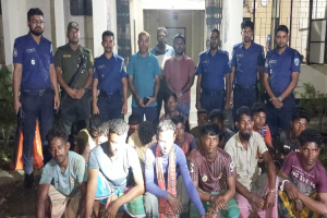 তাহিরপুরে অ বৈ ধ ভাবে বালু উত্তোলনের দায়ে ১৬ জনের কা রা দ ণ্ড