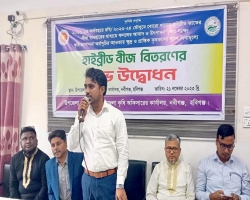 নবীগঞ্জে সাড়ে ৩ হাজার কৃষক পেলেন বিনামূল্যে হাইব্রীড বীজ