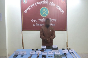 দিরাইয়ে ছাত্রলীগ নেতা আ*টক, অ*স্ত্র উদ্ধার