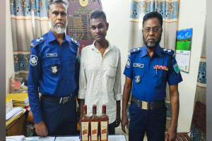 জৈন্তাপুরে বিদেশি ম*দসহ আ*টক ১
