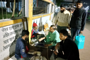 খালেদা জিয়ার সুস্থ*তা কামনায় সিলেটে অসহায়দের  মাঝে ছাত্রদলের খাবার বিতরণ