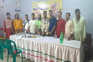 বিশ্বনাথে পূজামণ্ডপ পরিদর্শনে উপজেলা প্রেসক্লাব