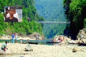 জাফলংয়ে পানিতে ডুবে নি খোঁ জ পর্যটক