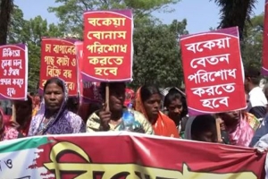 ৪ মে সিলেট বিমানবন্দর সড়ক অ ব রো ধে র ঘোষণা চা শ্রমিকদের