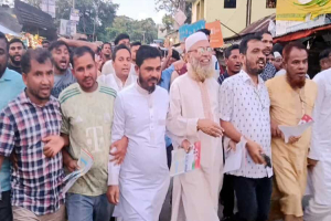 নির্বাচন বানচালের সকল ষ ড় য ন্ত্র রুখে দিতে হবে: জৈন্তাপুরে হাকিম চৌধুরী