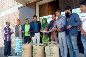 লাখাইয়ে আমন ধান ও চাল সংগ্রহের উদ্বোধন