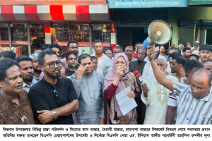 বিশ্বনাথে বিভিন্ন রাস্তা পরিদর্শন ও বিভিন্ন বাজারে লিফলেট বিতরণে লুনা