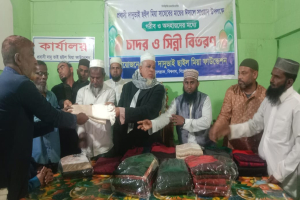 বিশ্বনাথে শীতবস্ত্র ও শিরনী বিতরণ