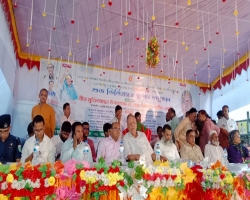 ২২ কোটি ৩৯ লাখ টাকা ব্যায়ে ধলাই নদীর ওপর সেতুর ভিত্তিপ্রস্তর স্থাপন 