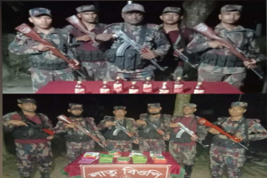 সিমান্ত এলাকা থেকে সবজির বীজ ও ভারতীয় মদ জ্বদ করেছে (৫২ বিজিবি)