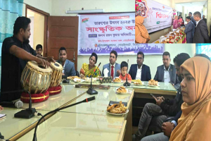 গোয়াইনঘাটে তারুণ্যের উৎসব উপলক্ষে পিঠামেলা ও সাংস্কৃতিক অনুষ্ঠান