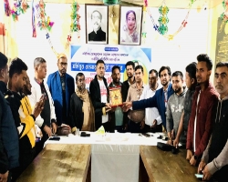  নবীগঞ্জে সাংবাদিক তছনুর যুক্তরাজ্য গমন  উপলক্ষে বিদায় সংবর্ধনা