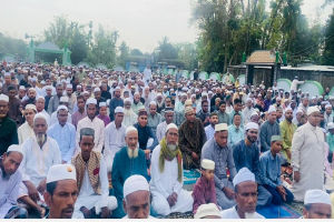 গোলাপগঞ্জের রাণাপিং শাহী ঈদগাহে ঈদের জামাত সম্পন্ন