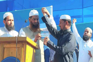 সিলেট-৩ আসনে খেলাফত মজলিসের প্রার্থী হাফিজ মাওলানা মুসলেহ উদ্দিন রাজু