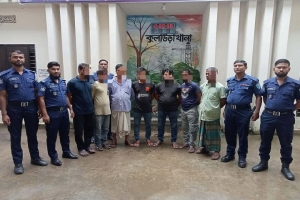 কুলাউড়ায় সা*জাপ্রাপ্ত আ*সামিসহ ৭ জন গ্রে*প্তার