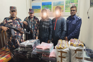 জৈন্তাপুরে ভা*রতীয় শাড়ি ও লেহেঙ্গাসহ আ*টক ২