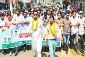 সিলেট এমসি কলেজ ছাত্রদলের আংশিক পূর্ণাঙ্গ কমিটির আনন্দ মি ছি ল