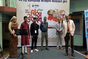 নর্থ ইস্ট ইউনিভার্সিটিতে লোক ঐতিহ্যের পিঠা উৎসব