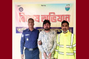 তাহিরপুরে একাধিক মাম*লার পলা*তক আ*সামী জমসেদ আট*ক