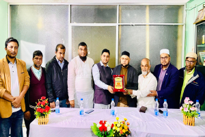 গোলাপগঞ্জে মিসবাহ উদ্দিনকে সংবর্ধনা প্রদান