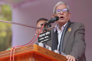 স্বাধীনতায় অবিশ্বাসীরা দেশ গড়ার কথা বলছে: সিলেটে মির্জা ফখরুল