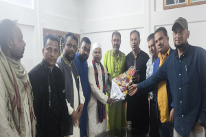 জগন্নাথপুর প্রেসক্লাবের সঙ্গে এমপি কয়ছর আহমেদের মতবিনিময়