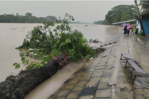 টানা বৃষ্টি ও পাহাড়ি ঢলে বালাগঞ্জে বন্যার শ'ঙ্কা