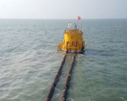 সমুদ্র থেকে পাইপলাইনে তেল খালাস চালু