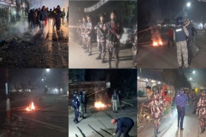 হবিগঞ্জে আগুন, বিষ্ফোরণ, ভাঙচুরে জনমনে আতঙ্ক