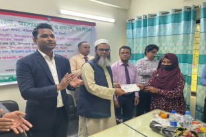 গোয়াইনঘাটে প্রান্তিক কৃষকদের মাঝে ৩৩.৬০ লাখ টাকা ঋণ বিতরণ